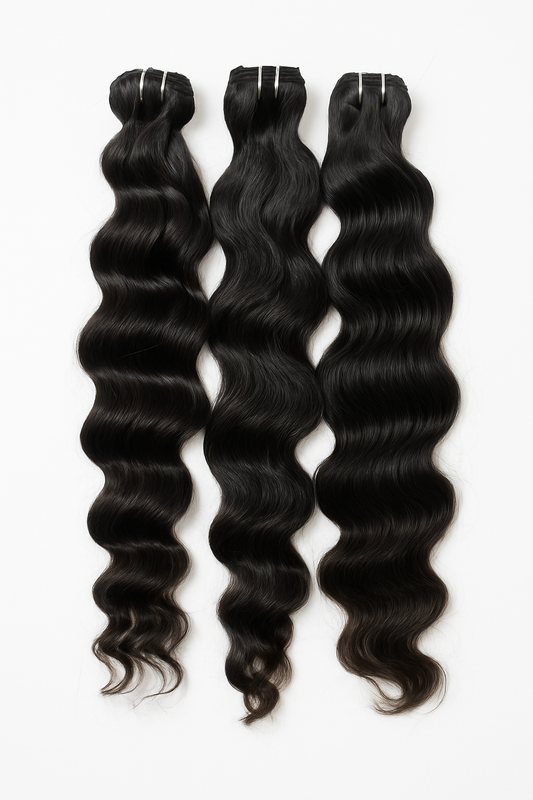 Raw Burmese Wavy Hair Bundles - Soft, Voluminous & Luxurious