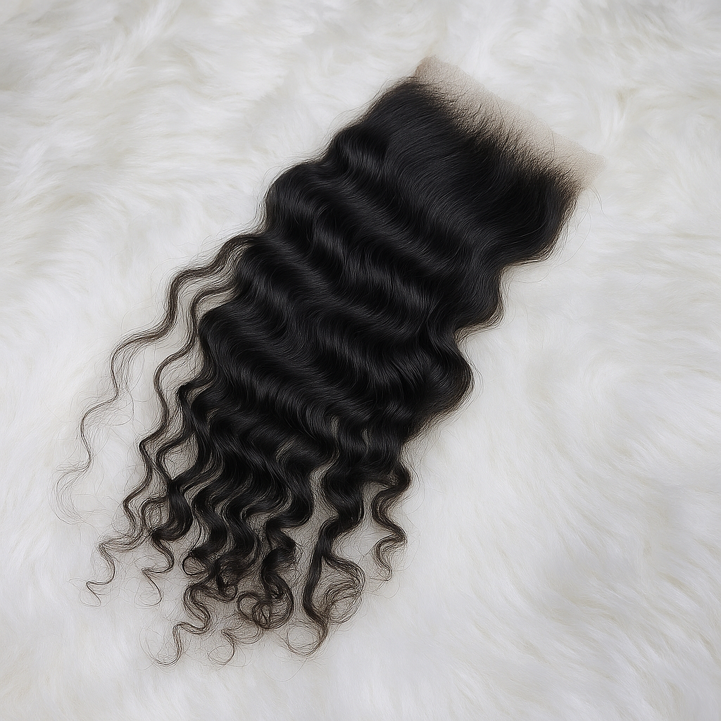 Raw HD 6x6 Lace Closure – Undetectable Lace, Ultimate Natural Finish