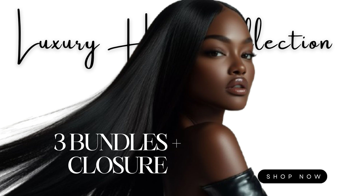 Luxury Raw Hair 3 Bundle + Closure Deal