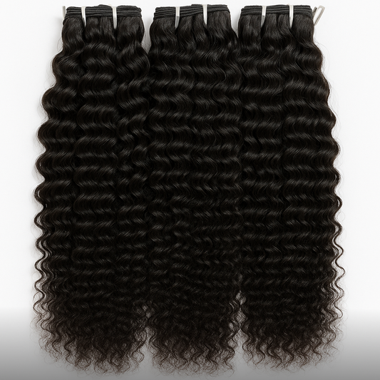 Raw Indian Curly Hair Bundles - Defined Curls with Exotic Volume